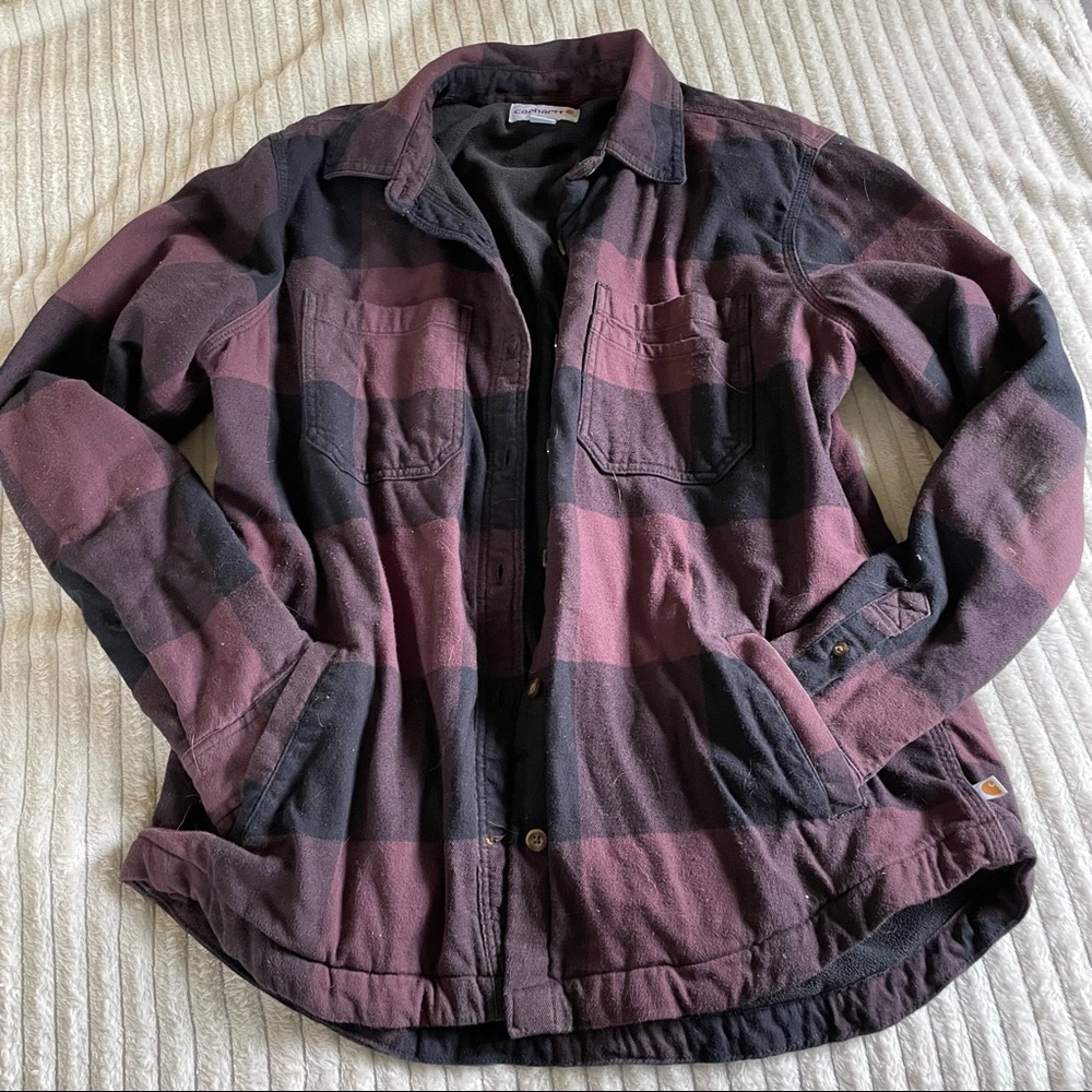Fleece Lined Plaid Flannel
